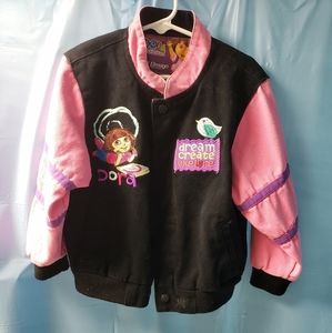 JH Design Nickelodeon Dora the Explorer Girls Coat